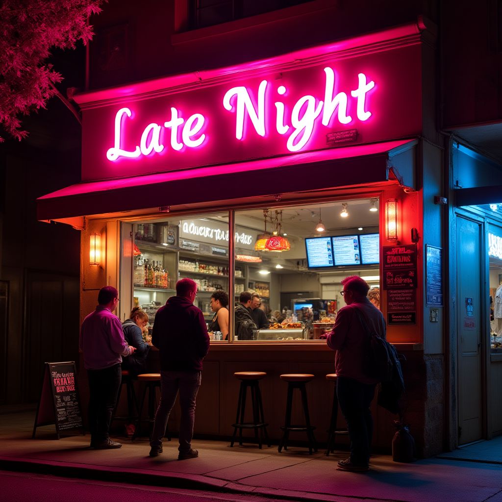 Late night fast food options in Melbourne