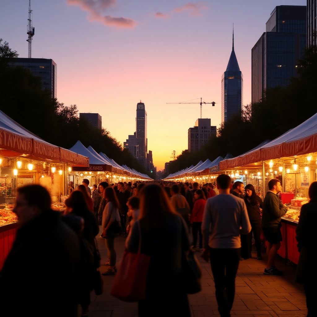 Queen Victoria Night Market food festival